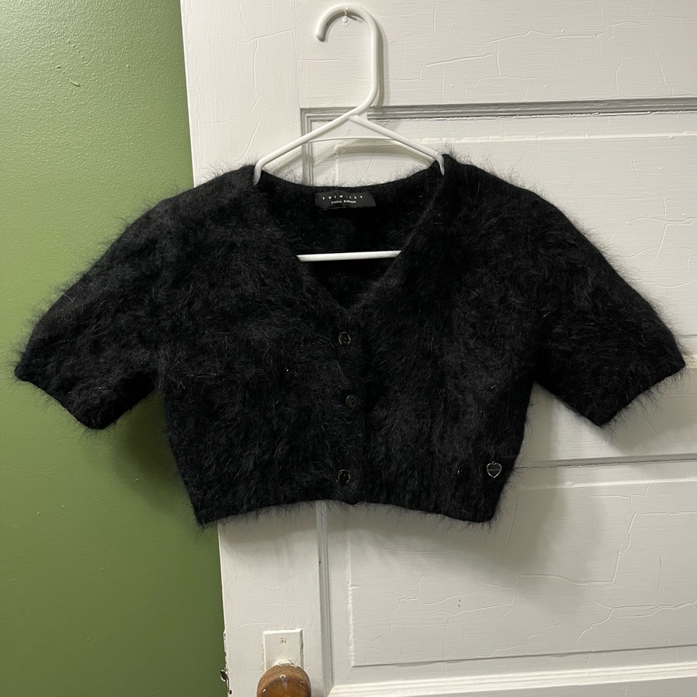 Italian Mohair Crop Sweater